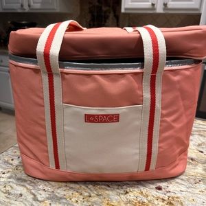 L*Space Coastal Cooler Bag in Peach